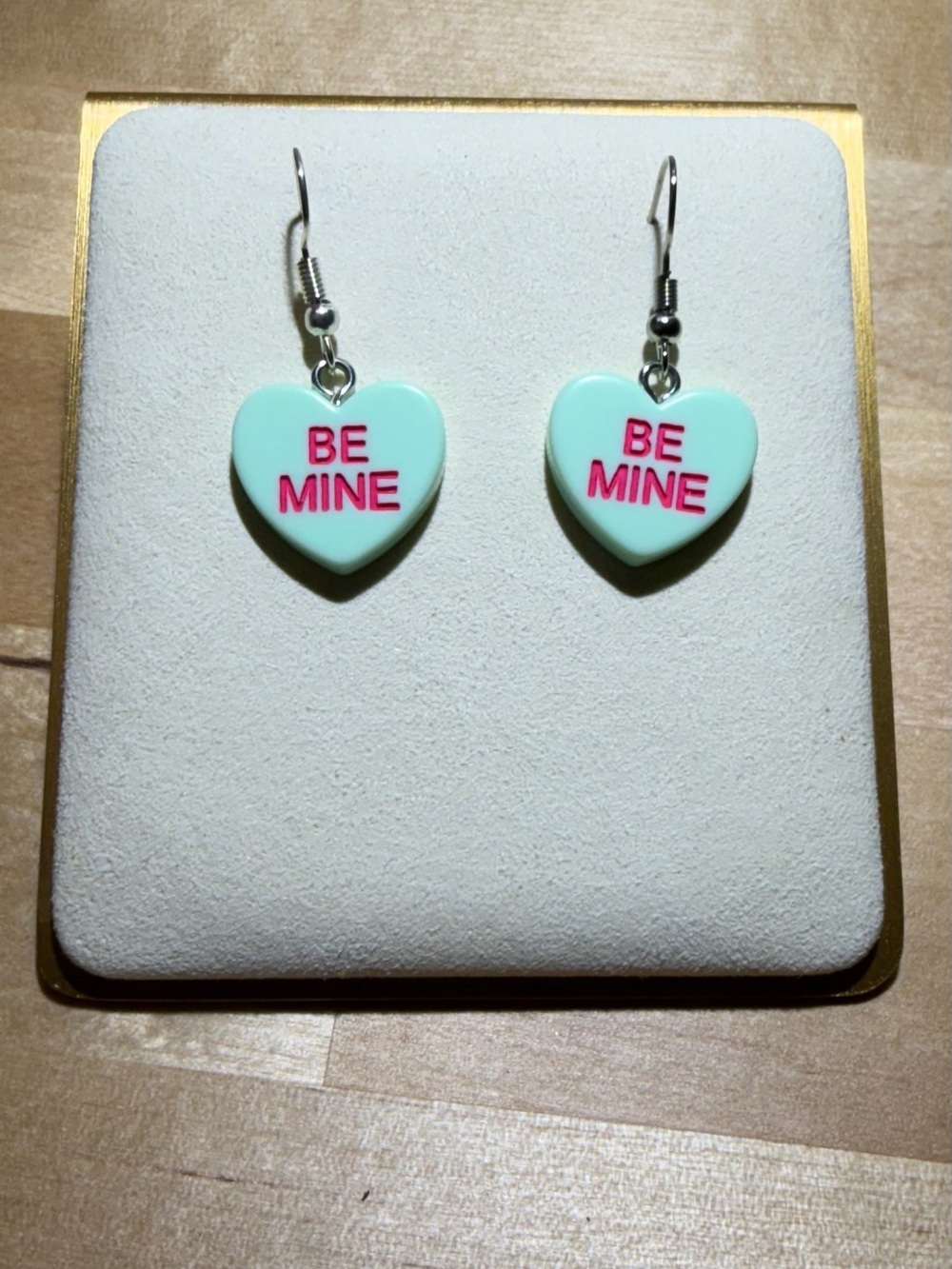 Be Mine Mint Heart Earrings - Women Jewelry